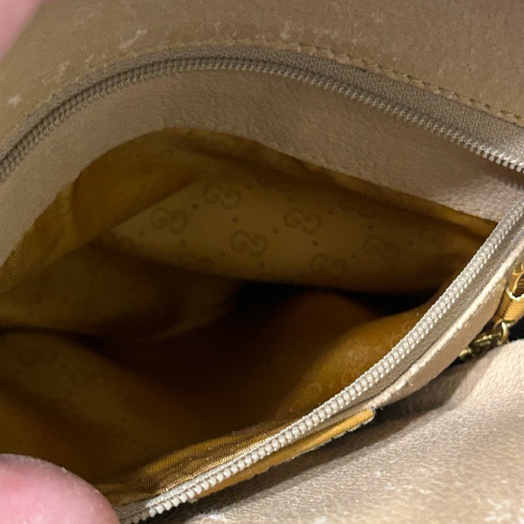 Gucci Round Canteen Crossbody Bag Vintage Rare Micro GG Circle Messenger XL - Picture 11 of 17